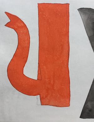 Klaas Gubbels - ets met aquarel ingekleurd ‘Soestdijk’ - 2014 kopen? Bied vanaf 275!