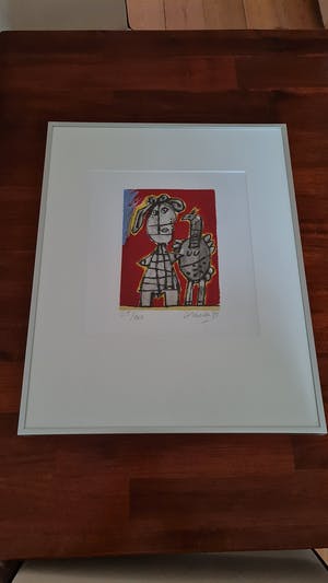 Corneille - Zeefdruk hommage aan Anton Rooskens kopen? Bied vanaf 150!