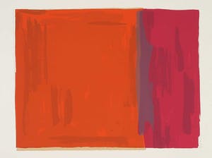 Ingrid Casteleyn - Zeefdruk, Abstracte compositie kopen? Bied vanaf 20!