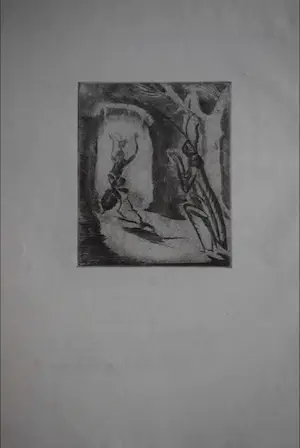 Jeanne Bieruma Oosting - Ets - De Mier en de Krekel kopen? Bied vanaf 30!