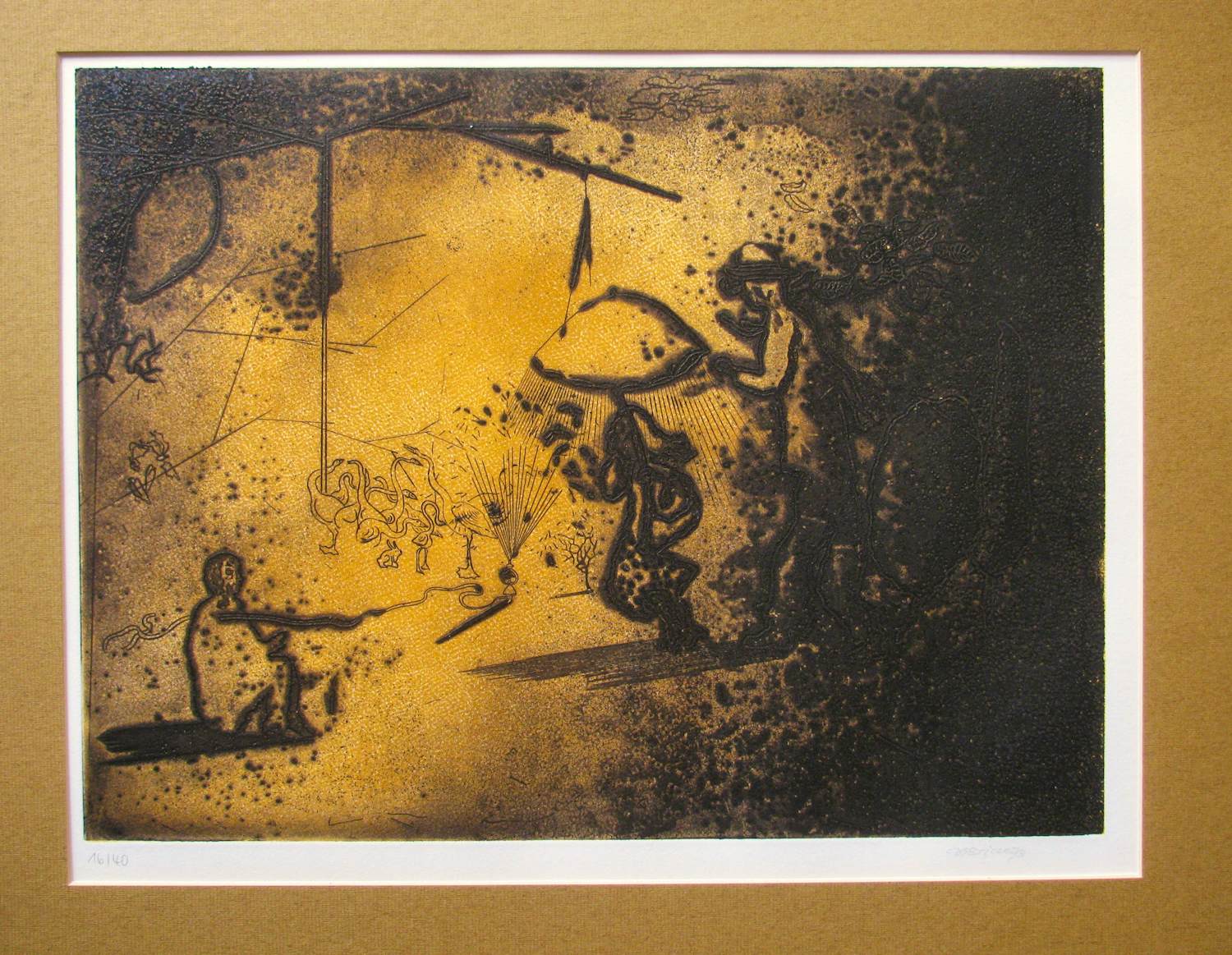 Jorge Castillo - OHNE TITEL 1973 signiert . 16 / 40 kopen? Bied vanaf 200!