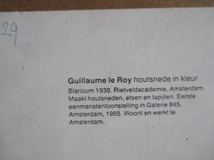 Guillaume Le Roy - Grote ingelijste ets kopen? Bied vanaf 65!