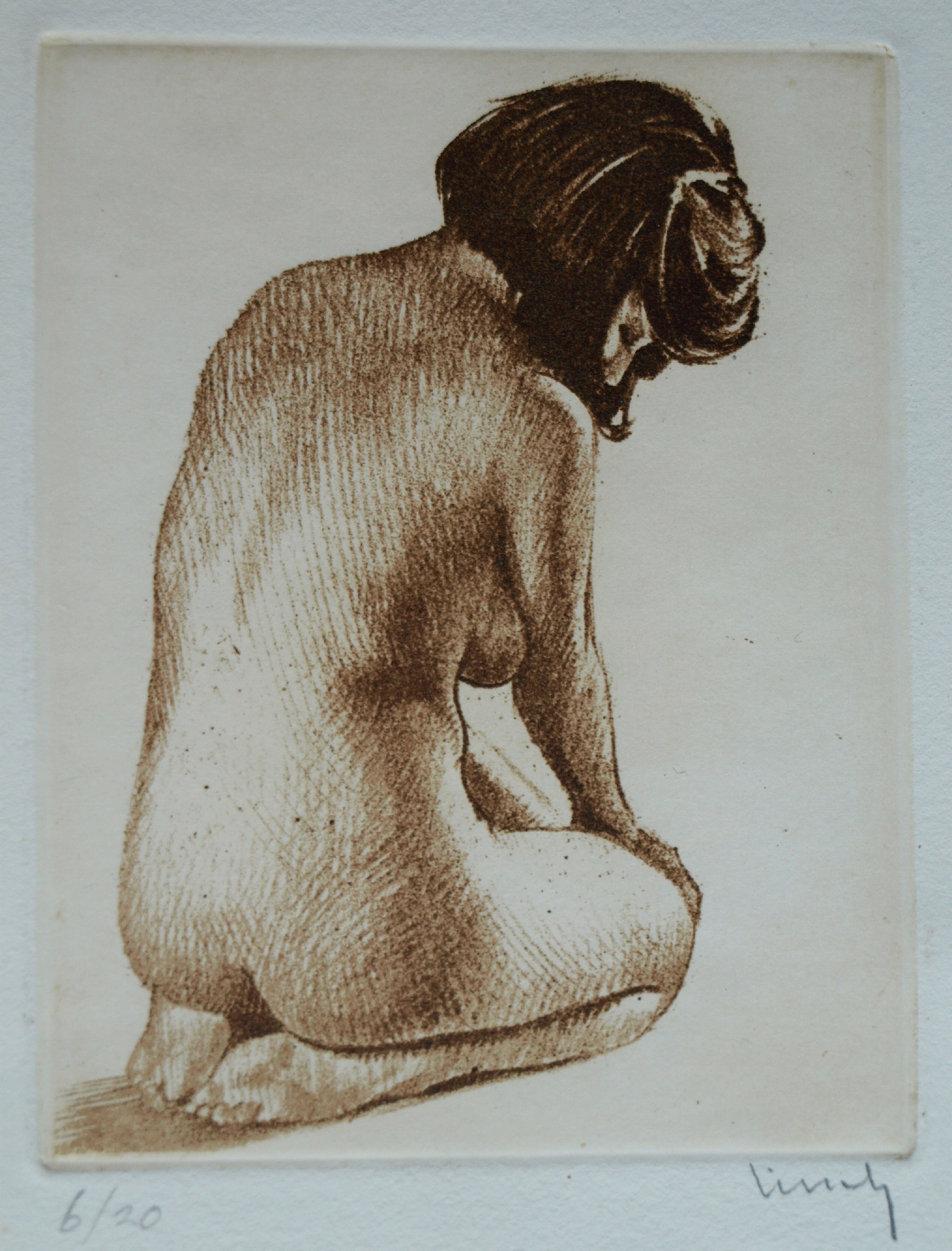 Roger Hebbelinck - Ets , Vrouw 2 – ca 1960 kopen? Bied vanaf 15!