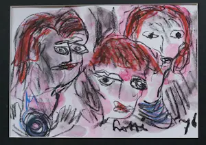 Lotti van der Gaag - Abstracte personen kopen? Bied vanaf 275!