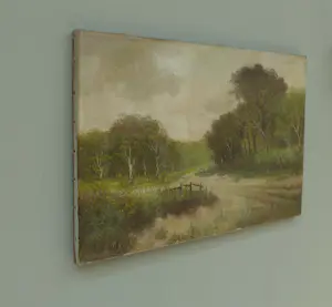 Hendrik Jan Verhaaf - Boslandschap met zandpad kopen? Bied vanaf 25!