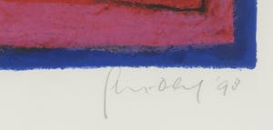 Geert Vrijdag - Zeefdruk, De machine uitgevlogen - Ingelijst kopen? Bied vanaf 50!