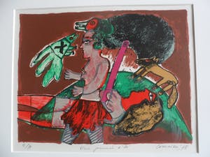 Corneille - Litho, Une journeé d'eté - Ingelijst kopen? Bied vanaf 250!