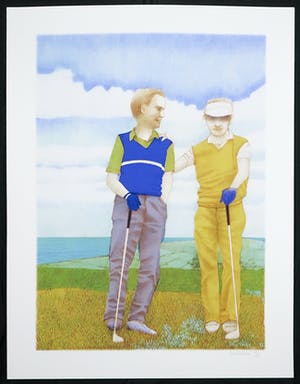 Buy Aat Verhoog - Litho, About golf? Bid from 1!