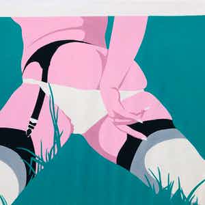 Martien de Kler - zonder titel (gouache) verkocht voor € 85!