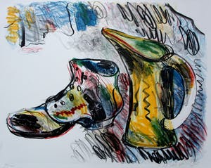 Anton Martineau - zeefdruk: stilleven - 1998 kopen? Bied vanaf 55!