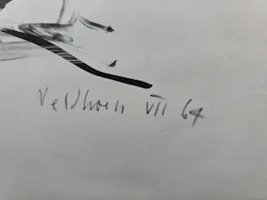 Aat Veldhoen - Naakt. Portret vrouw. kopen? Bied vanaf 49!