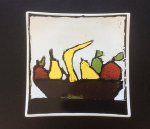 Niet of onleesbaar gesigneerd - Schaal “FRUITSCHAAL” kopen? Bied vanaf 1!