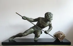 Gustave Louis Buchet - Sculptuur "L'effort" (De Inspanning) kopen? Bied vanaf 250!