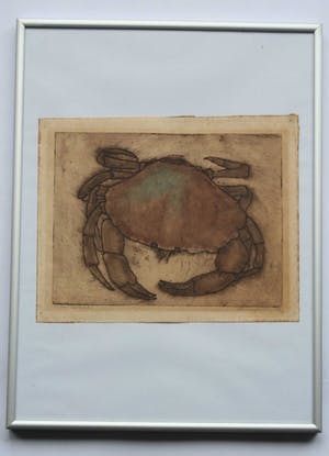 Frans Verpoorten - Noordzeekrab - gesigneerde ets kopen? Bied vanaf 35!