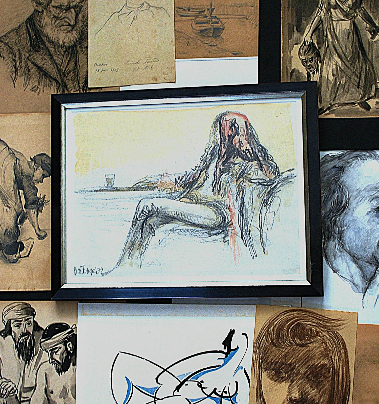 Karel Gomes - Cees Bantzinger (ingelijst) 2x Willem Klijn en 7 anderen kopen? Bied vanaf 100!