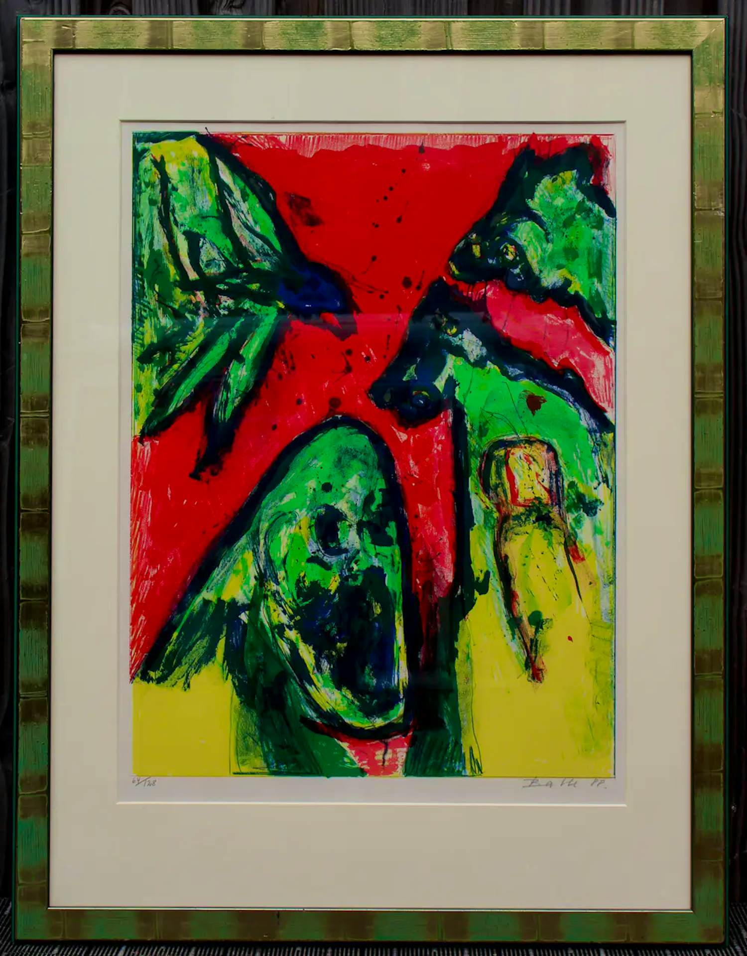 Mogens Balle - Ingelijste litho - 1988 (nette lijst!) kopen? Bied vanaf 250!