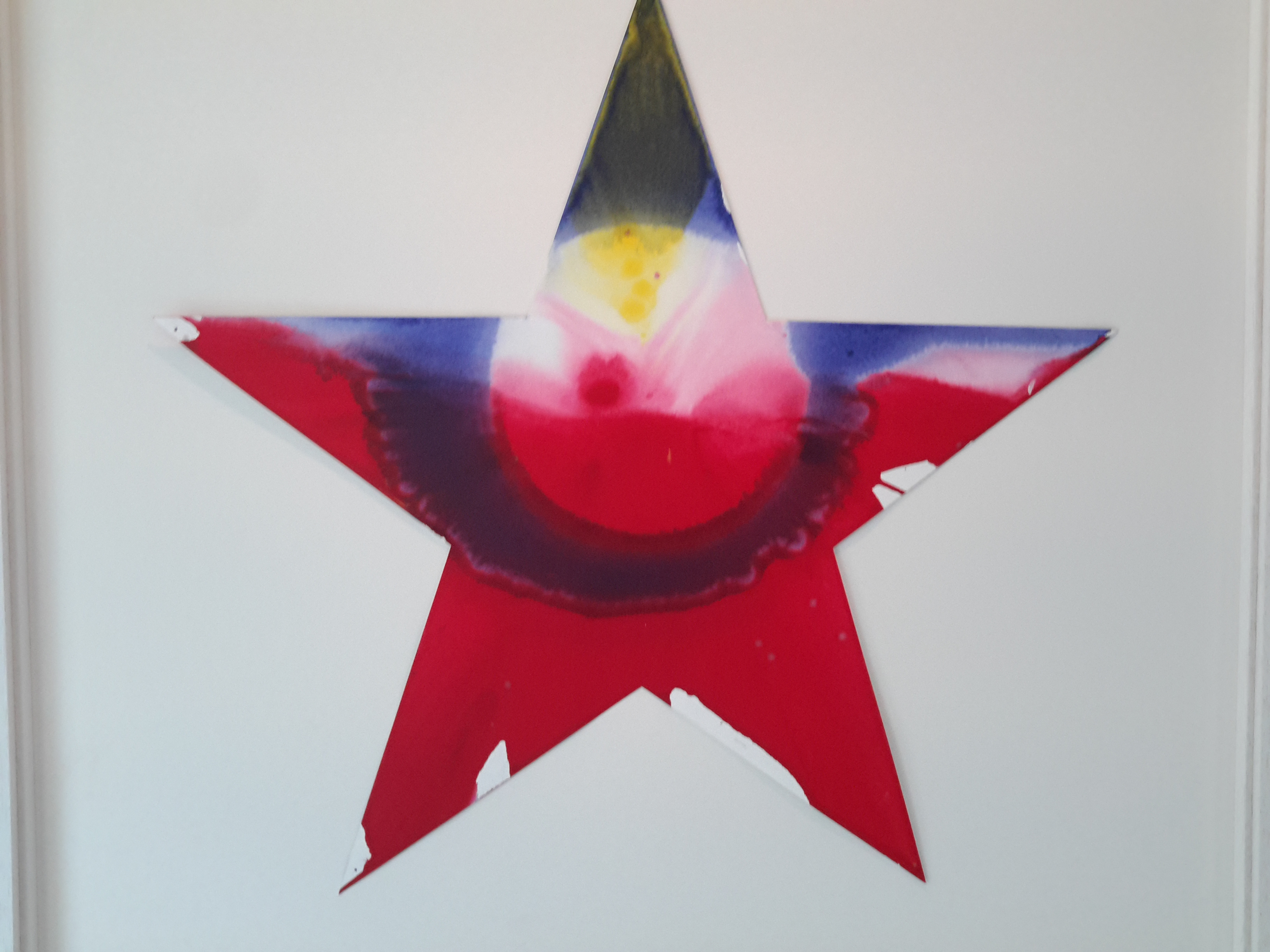 Damien Hirst - Star spinpainting  verkocht voor € 2400!