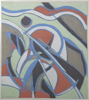 Paul Overhaus - Acryl op doek (op paneel), Lente kopen? Bied vanaf 70!