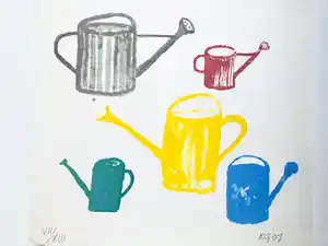 Klaas Gubbels - De gieters verkocht voor € 135!