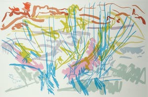 Darja Vos - Zeefdruk, Populus Tremulus II - Ingelijst (Groot) kopen? Bied vanaf 1!