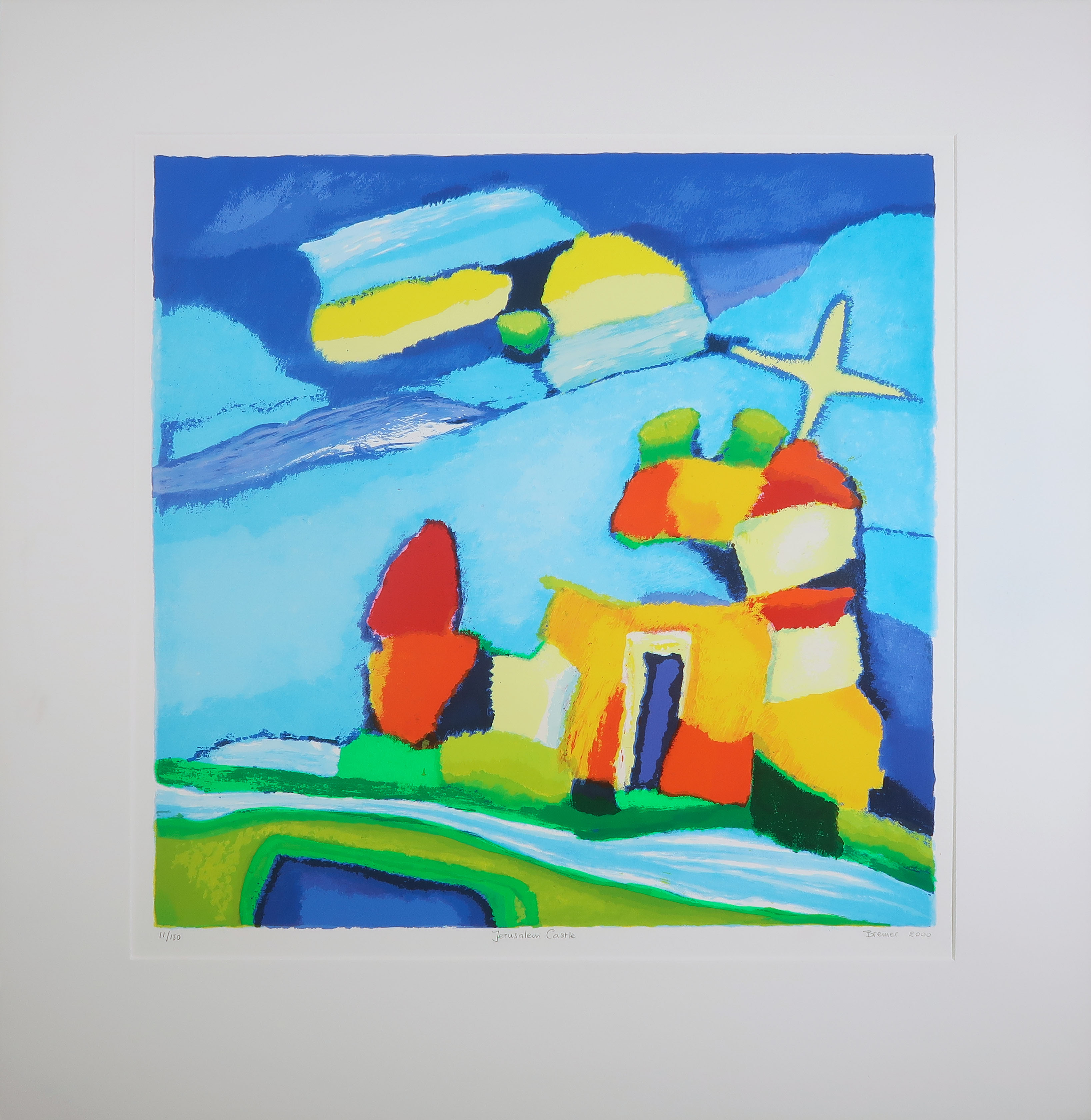 Saskia Bremer - Zeefdruk, Jerusalem Castle kopen? Bied vanaf 1!