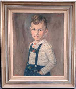 Theo Swagemakers - Fraai portret van Theo Swagemakers verkocht voor € 10!