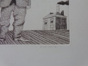 Herman Berserik - MASKERADE / ZW-W ETS / 49x65cm / SIG / 1972 kopen? Bied vanaf 30!