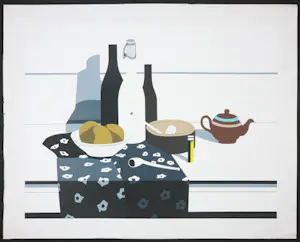 Rudi van de Wint - Zeefdruk, Stilleven kopen? Bied vanaf 35!