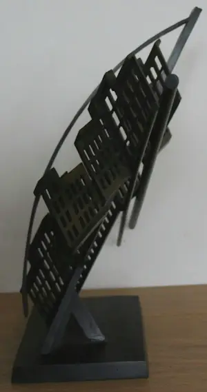 Jeroen Henneman - bronzen beeld: ''de stad'' - 1989 kopen? Bied vanaf 1695!