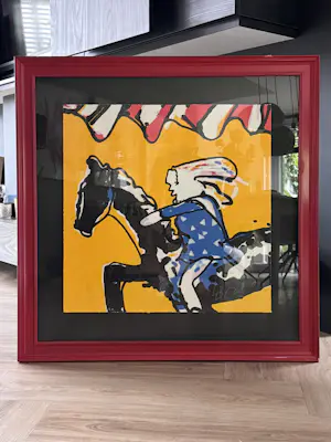 AcheterHerman Brood - Hop Paardje Hop of Ruiter te Paard? Enchérissez de 375!
