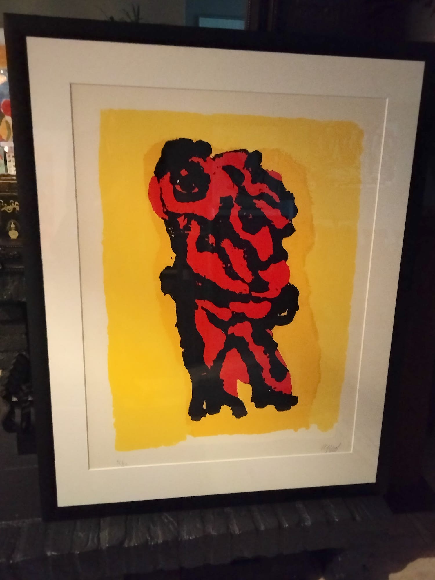 Karel Appel - Personage rouge et jaune kopen? Bied vanaf 1395!