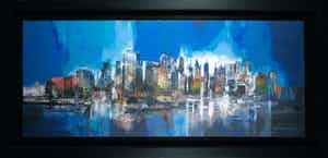 Peter Meijer - Zeefdruk, Manhattan ll - Ingelijst (Groot) verkocht voor € 1!