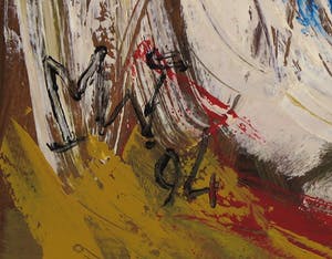 Martin van Wordragen - Olieverf op doek, Zwemmer - Ingelijst (Groot) kopen? Bied vanaf 300!