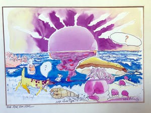 Lieve Prins - Een persoonlijk werk van Lieve Prins "a Day at the Beach" -Voor Max, van Lieve. kopen? Bied vanaf 45!