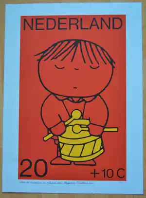 Dick Bruna - 'Trommelaartje' verkauft für € 75!