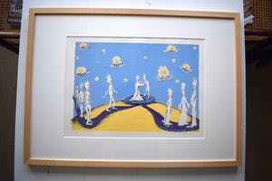 Yvonne van Ravenswoud - Zeefdruk, Ingelijst kopen? Bied vanaf 35!