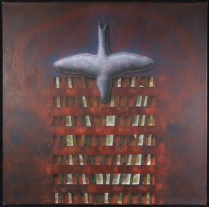 Jan Bollaert - Acryl op doek, Phoenix kopen? Bied vanaf 1!