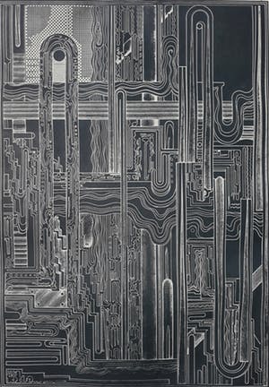 Eduardo Paolozzi - Leonardo, aquatint ets kopen? Bied vanaf 295!