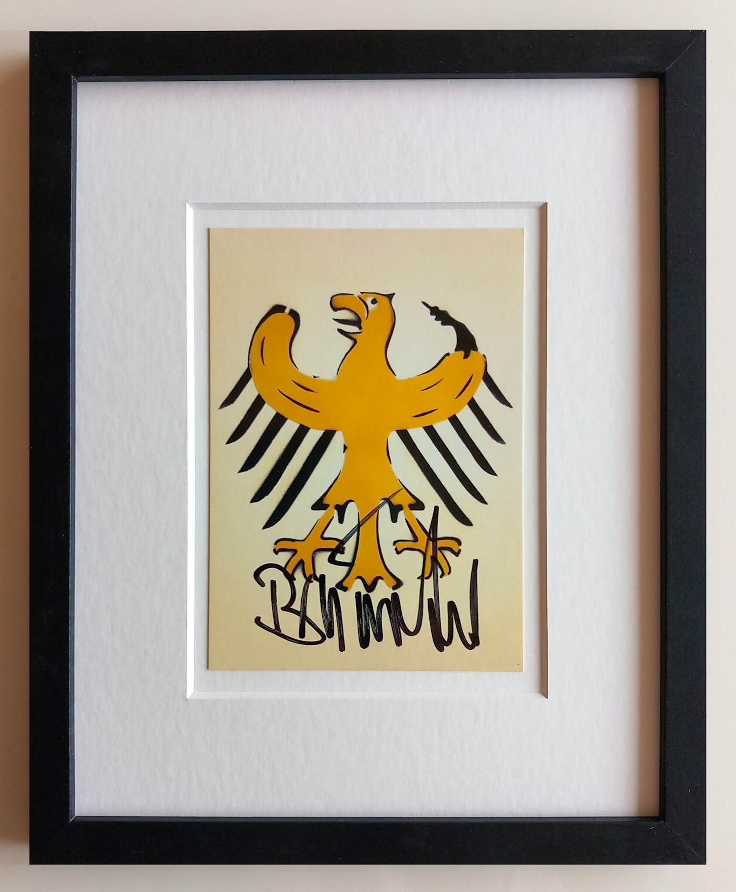 Thomas Baumgartel - Bundesbananenadler – gesigneerd en ingelijst kopen? Bied vanaf 175!