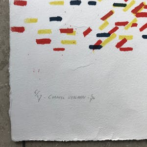 Corneel Verlaan - Fraaie zeefdruk uit 1970 - Gesigneerd - Zonder lijst - 6/27 kopen? Bied vanaf 25!