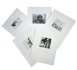 Luis Filcer - Lot van vijf etsen kopen? Bied vanaf 1!