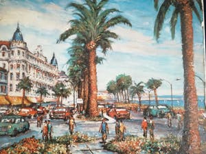 Niet of onleesbaar gesigneerd - Promenade des Anglais in Nice Azurenkust kopen? Bied vanaf 10!