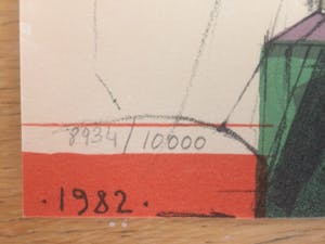 Simon Dittrich - Der Lordrichter - ondertekende lithografie uit 1982 kopen? Bied vanaf 1!