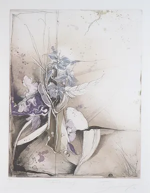 Rüdiger Brassel - Ets en Aquatint, Frühling - Ingelijst kopen? Bied vanaf 1!