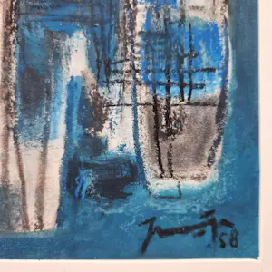 Jaap Nanninga - Abstracte compositie kopen? Bied vanaf 850!