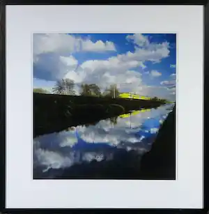 Tineke Dijkstra - Foto, Trein II - Ingelijst verkocht voor € 40!