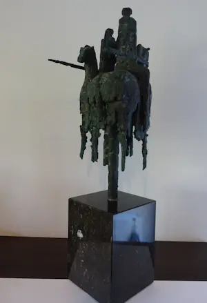 Brons (Onbekend) - "Toernooiridders " in brons TOPBEELD! kopen? Bied vanaf 450!