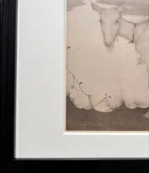 Jan Mankes - Originele Heliogravure Geit bij het Meer 1923 kopen? Bied vanaf 135!