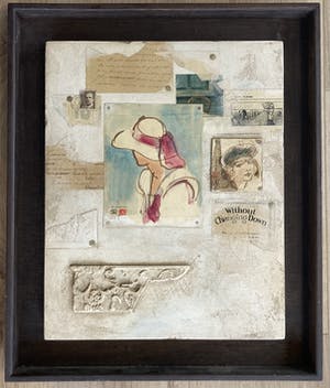 Enric Adsera Riba - Bijzonder gemengd werk op paneel kopen? Bied vanaf 100!