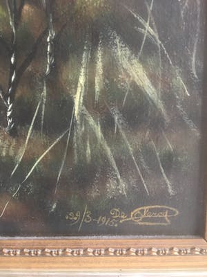 Niet of onleesbaar gesigneerd - Hert in het bos kopen? Bied vanaf 10!